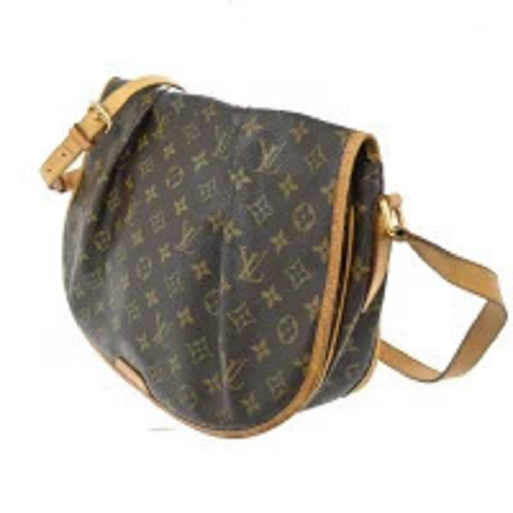 Louis Vuitton Menilmontant Shoulder Bag Monogram Brown